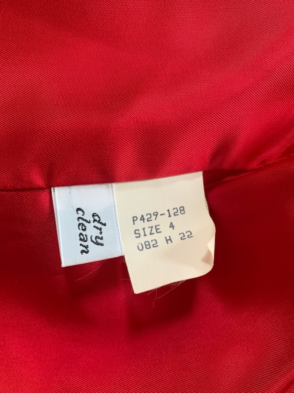 Pendleton Red Wool Blazer Petite 4 Vintage USA Tailored Classic Power Jacket - Picture 4 of 6